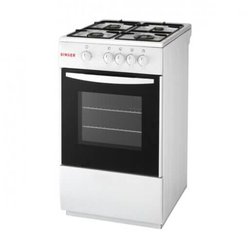Singer Gas Oven With 4 Gas Burners 47L GCB 8401F